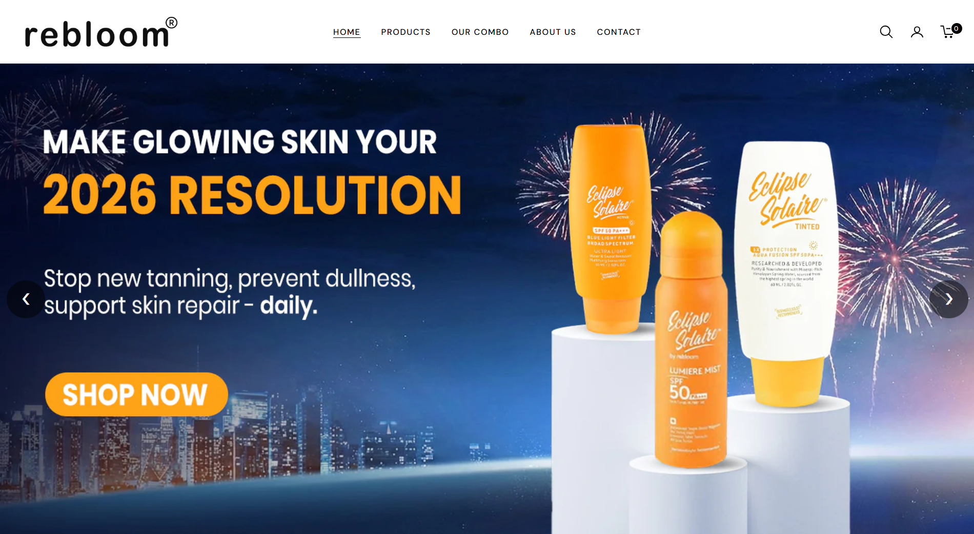 Rebloom Eclipse Shopify Store